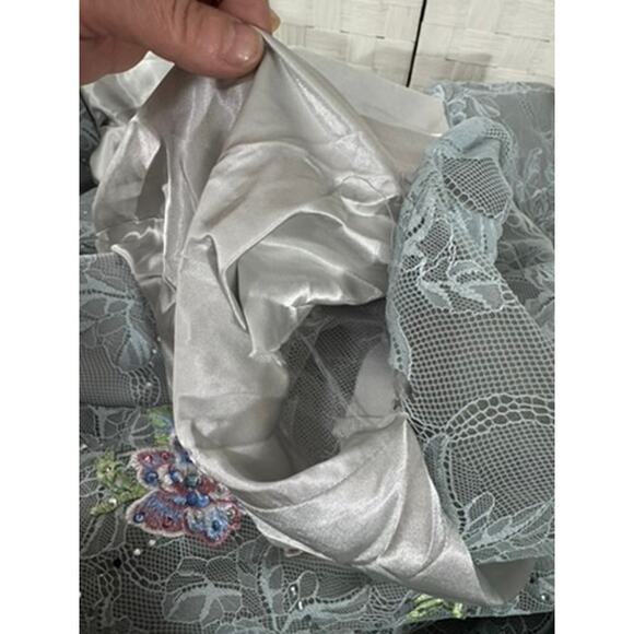 "MAMBO COUTURE" STUNNING SZ 8 Formal Dress Fairy Whimsical Angelic Runs Smalll - Picture 14 of 16